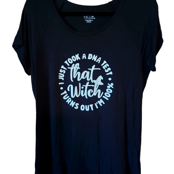 "That Witch" Time and TRU black shirt - Picture 2 of 3